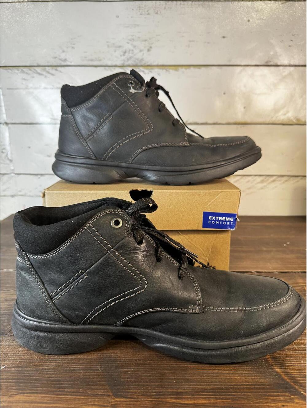 Clarks Bradley Mid Black Boot Men's 9M NIB